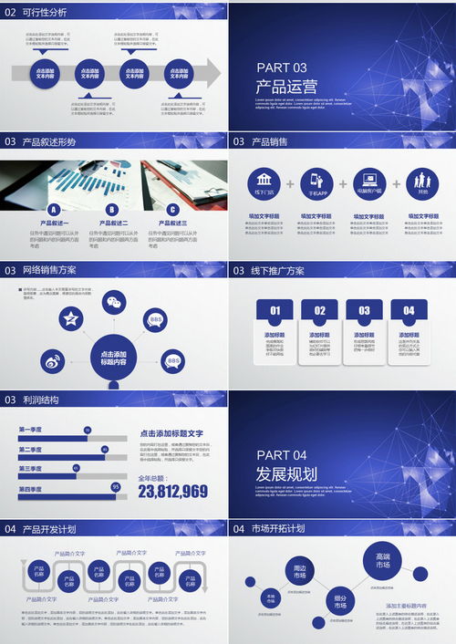 2019藍(lán)色科技風(fēng)商業(yè)融資計(jì)劃書(shū)PPT模板——熊貓辦公企業(yè)形象策劃